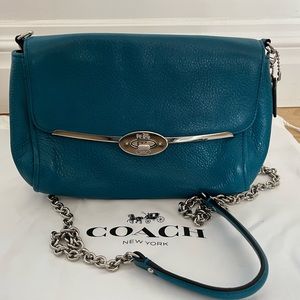 Coach Crossbody Purse in Teal